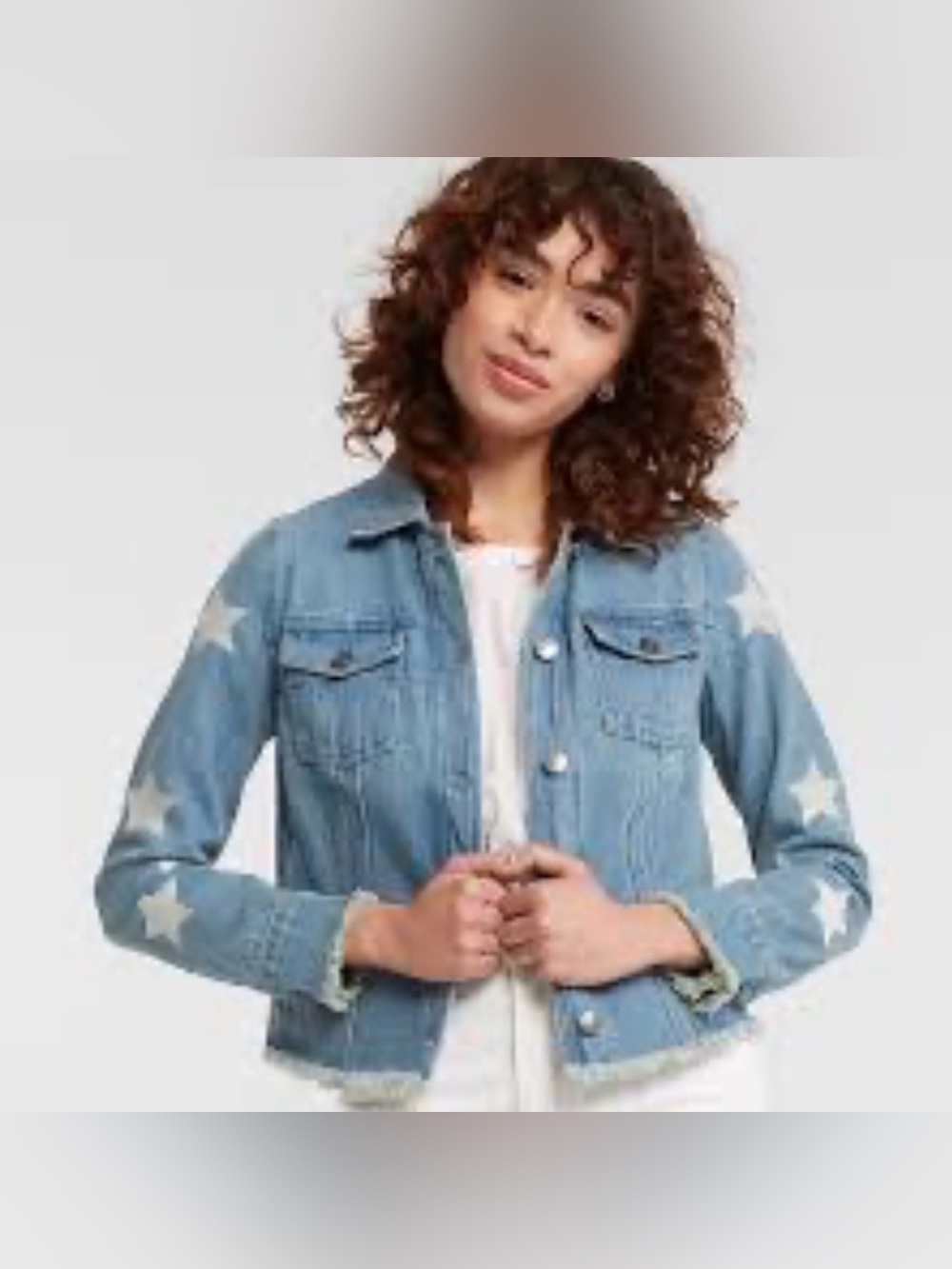 Cupcakes And Cashmere Affleck Star denim jacket